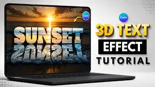 Canva Text Effect Tutorial: Easy 3D Text & Typography