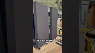 Studio Install in Progress | Bass Trap Stands & Cloud Setup