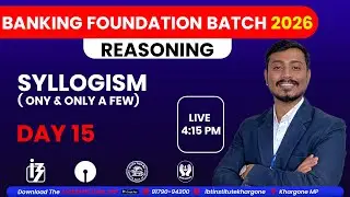 SYLLOGISM LEC 5 |REASONING |BANKING - Foundation Batch 2026