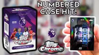 PACKING A NUMBERED CASE HIT FROM A VALUE BOX! | TOPPS CHROME PREMIER LEAGUE 2026 - VALUE BOX OPENING