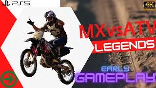 MX vs ATV Legends (4K) - Early Gameplay | PS5