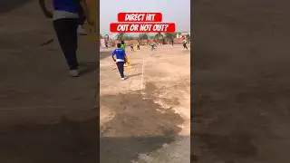 Out or not out comment?  #cricket #runoutarun #run