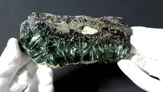 Serafinite Clinochlore natural gems from Russia polished seraphinite 240 gr