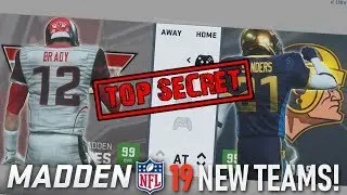 TWO NEW SECRET TEAMS THAT YOU CAN USE IN MADDEN 19!! (GAMEPLAY)
