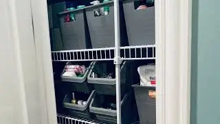 Linen Closet Organized with 16 Containers for $20 - Done in One Hour!!!