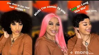 trying CHEAP WIGS FROM AMAZON | all under $30 !!