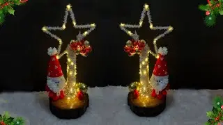 Christmas in July DIY/Easy Christmas showpiece idea |Best out of waste budget Friendly craft idea 🎄4
