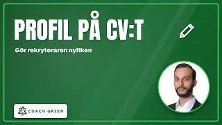 🎯 CV-special: Hur du skriver en bra profil! 🎯
