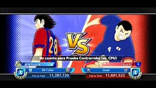 Captain Tsubasa Dream Team - SS3 PvP Online Rank.  Duel of player AS.