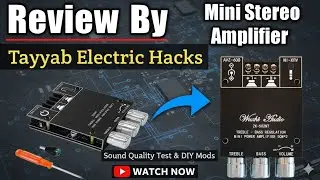 ZK-502MT Bluetooth 5.0 Subwoofer 2 channel mini Amplifier Review Part 1