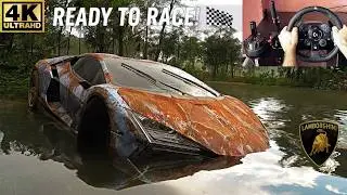 RESTORED & RACED VS HYPERCAR Lamborghini Revuelto | Forza Horizon 5  Steering Wheel Gameplay