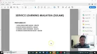 SERVICE LEARNING MALAYSIA SULAM