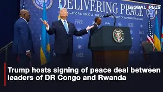 Trump hosts signing of peace deal between leaders of DR Congo and Rwanda