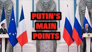 Putin's Main Points on Ukraine & NATO Following Macron Meeting (English Subtitles)