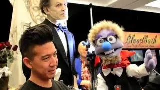 Makeup artist Casey Wong haunted by Vampire Flick at Son of Monsterpalooza 2015.