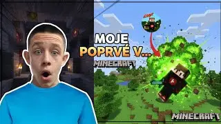 Hraju poprvé MINECRAFT s KOPREM!?😱🔥🔥