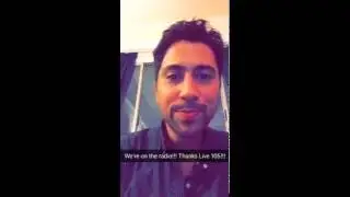 Abbot Kinney - It's the Middle of the Night on Live 105 radio!!!
