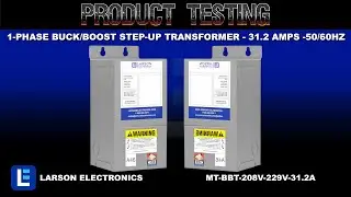 1-Phase Buck/Boost Step-Up Transformer - 208V Primary - 229V Secondary -31.2 Amps -50/60Hz
