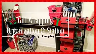 Gift Wrapping Station/Organization *Christmas*Party*Everyday*