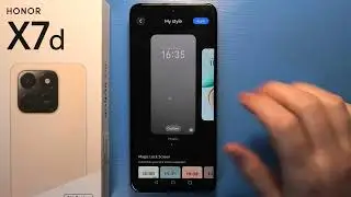 Honor X7D - How to Customize Lock Screen Shortcuts