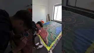 A custom birthday gift, telling their story through Aboriginal art 🎁