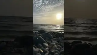 Timelapse 🕰️ sunset #roamingcouple #beachexploration #explorecyprus #yputubeshorts #youtube