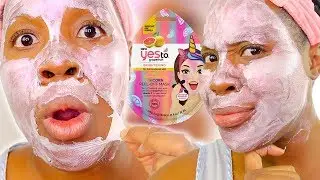 I tried a UNICORN Face Mask! Unicorn Peel off Face Mask! Peeling Off a Unicorn Face Mask?