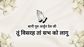 Tu Visre Taan Sab Ko Laagu || Bani Guru Arjun Dev Ji || Shabads of spirituality ||