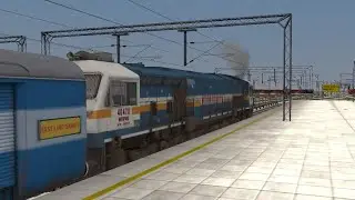 WADP-4D Coupled with Icf train Departing Ambala cantt | Railworks | Train Simulator indian