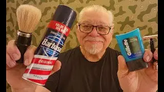 Alex's Shave/ Viking Razor / Barbasol Shave Cream / Omega Boar Brush/ Proraso Pre-Shave