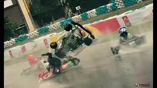 EmilianoCyrus age 9 Massive crash, with 3 karts crashing & in hospital for AKOCR4 in Macau 09Dec2018