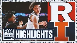 Rutgers Scarlet Knights vs No. 16 Illinois Fighting Illini Highlights 🏀 FOX College Hoops