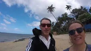 Warwick resort Fiji walk around and fish feeding