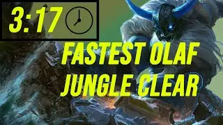 Olaf Jungle Fastest Full Clear Guide for Season 10 no leash League of Legends