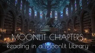 Reading in a Moonlit Library 🕯️📖 | Calm Fantasy Focus Music