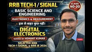 RRB TECH-1/SIGNAL BASIC SCIENCE ENGINEERING CLASS No-20