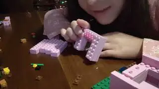 Building Baby Pig House (Minecraft Legos)