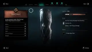 Assassin's Creed Valhalla Royal Guard Shield And Location