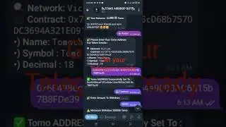 Free TOMO Airdrop....#cryptocurrency #blockchain #crypto #bitcoin #cryptoinvesting #cryptolife