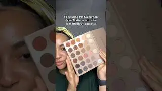 15 min work makeup ft. Colourpop gone matte 🤎 #makeupartist #workmakeup