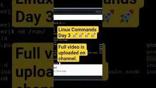 🚀 Linux Commands Day 3 | #devopscicdflow #ytshorts #shortvideo #linuxcommandline #devops #awsec2