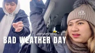Blowing Snow at Walang Makita sa Kalsada | Buhay sa Canada 