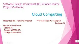 Open Source Software -Cloud Computing