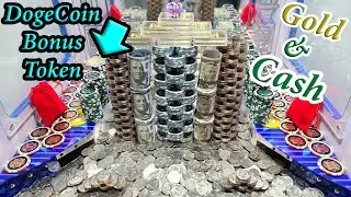 Бонусные токены DogeCoin!!! Удивительная игра с толканием монет!!! Захватывающая!!!