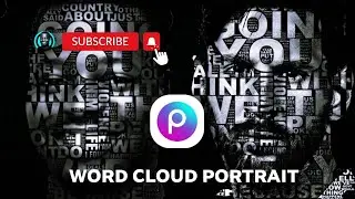 PicsArt Word Cloud Tutorial || PicsArt Face Text Effect