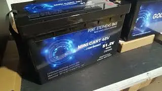 GolfCart 48v Lithium Battery line up 51.2v Lifepo4 Port Stephens BMS 