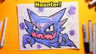 How to Draw Pok&eacute;mon Haunter!