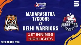 Maharashtra Tycoons Highlights | Maharashtra  vs Delhi | M 8 | World Legends T20 Pro League | ZL1H