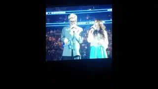 Rapmon aegyo at KCON 2016