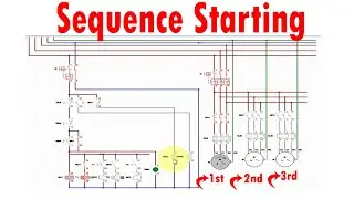 Sequence Starting of Three Motors |Sequence Starter Motor Control Use ON Delay Timer Bangla Tutorial